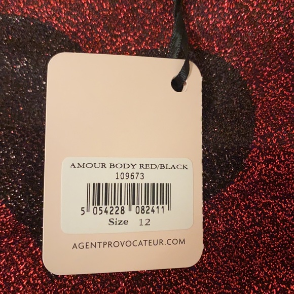 ♥️ Heart print Agent Provocateur Amour romper lingerie with original AP box - Picture 8 of 11